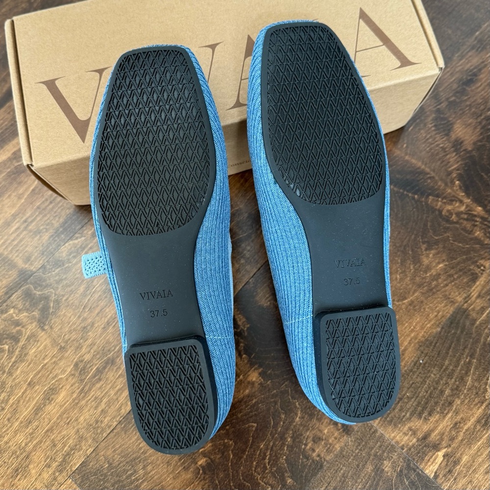 Vivaia • Margot • Mary-Jane Denim Blue • US Size 7 •NWT - Picture 4 of 7